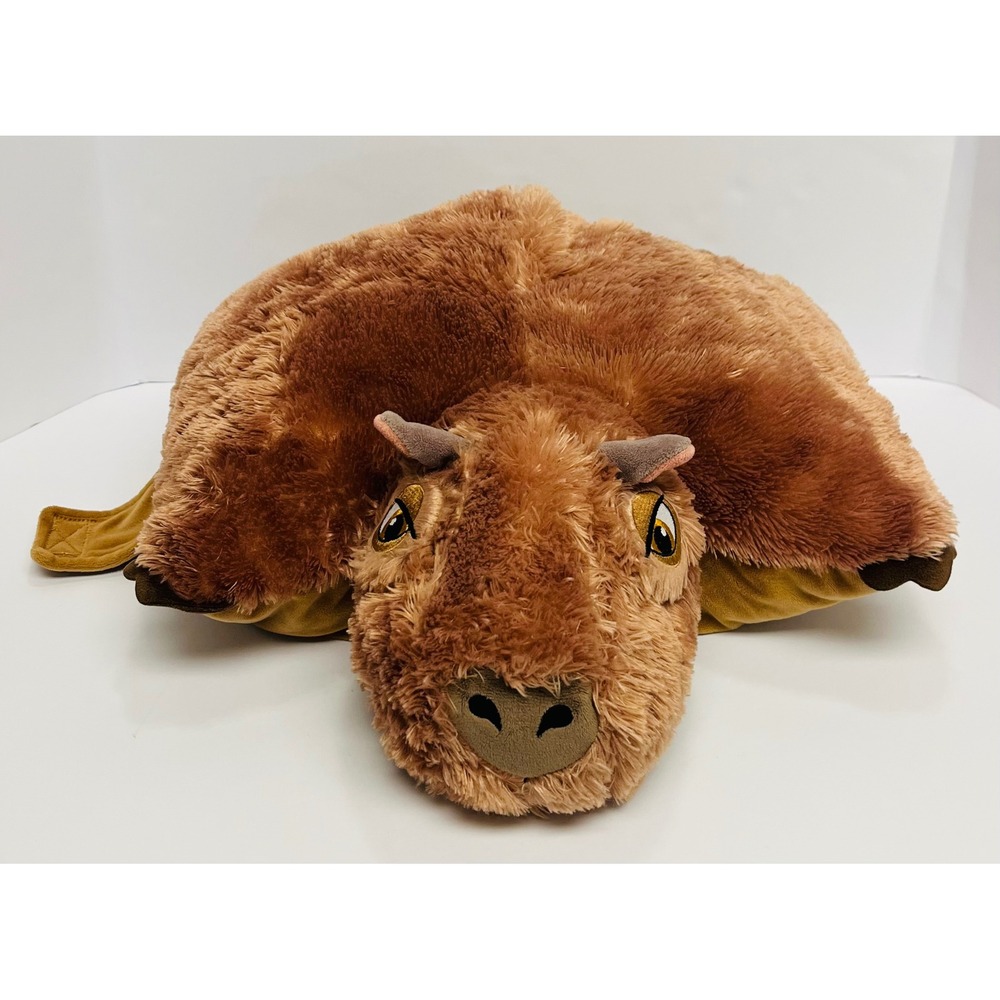 Disney Pillow Pets Encanto Capybara Brown Plush Stuffed Animal Travel Pillow 17"